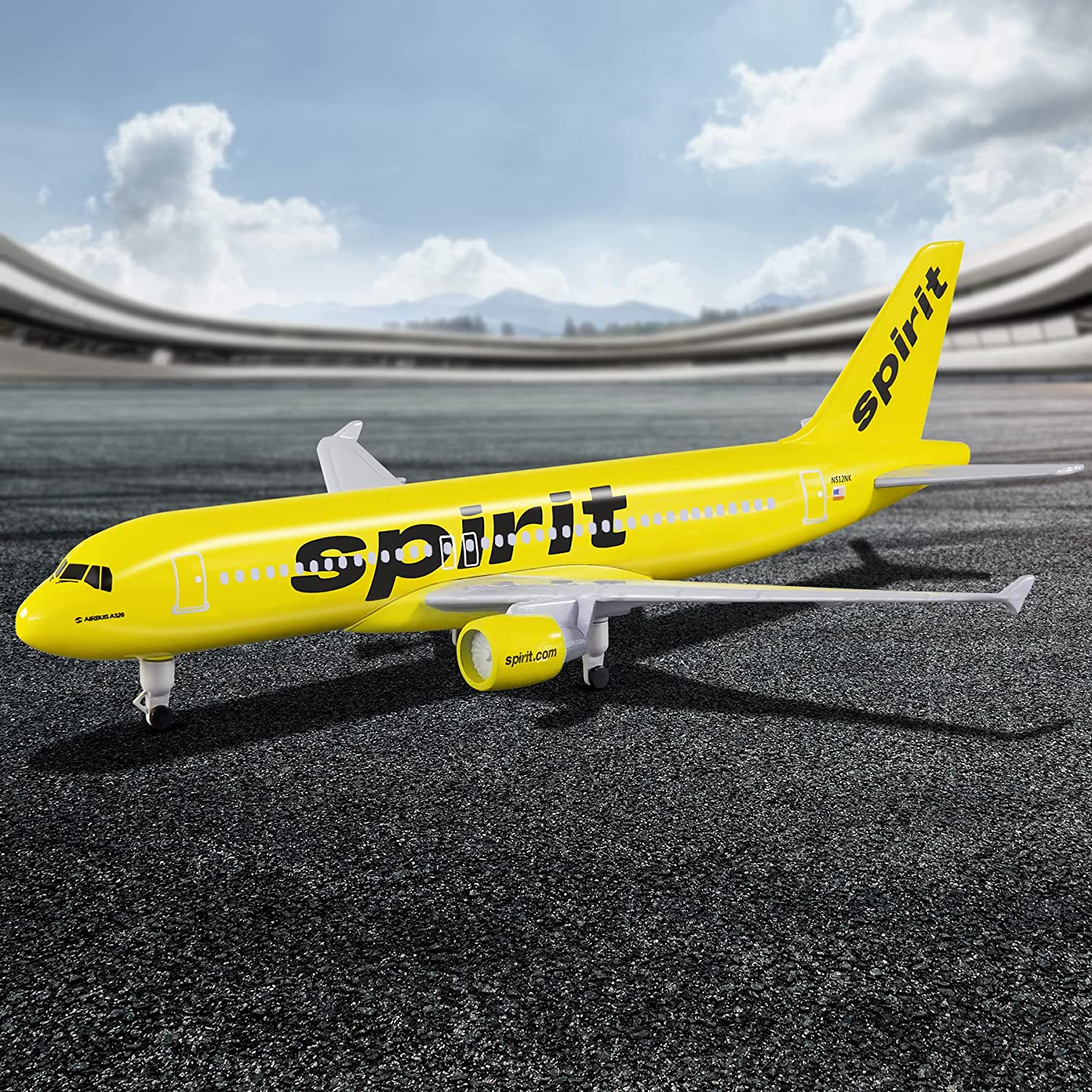 Model Kit Aircraft - 1Pc 20cm Alloy Diecast USA Spirit