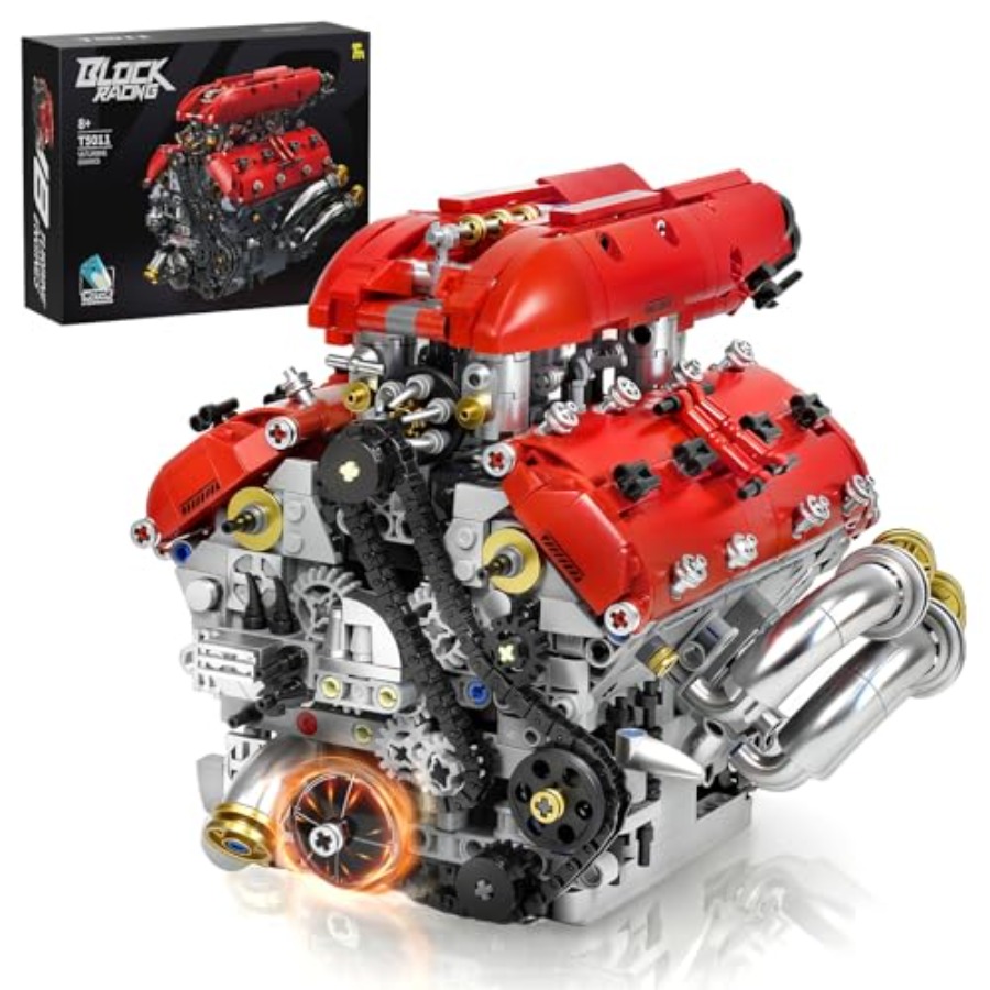 Model Kit Engine V8 - V8 Engine Model Kit for Desk