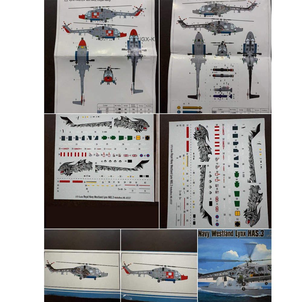 Model Kit Lynx - HobbyBoss 87237 1:72 Scale Royal Navy