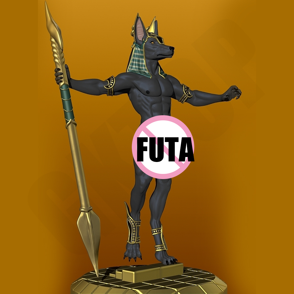 Model Kit Diorama - FUTA Sexy Anubis 1/24 Scale Resin