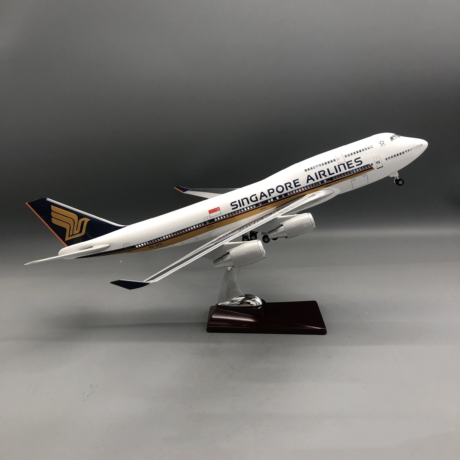 Model Kit Led - 47cm Diecast 1:160 Scale Airplanes B747