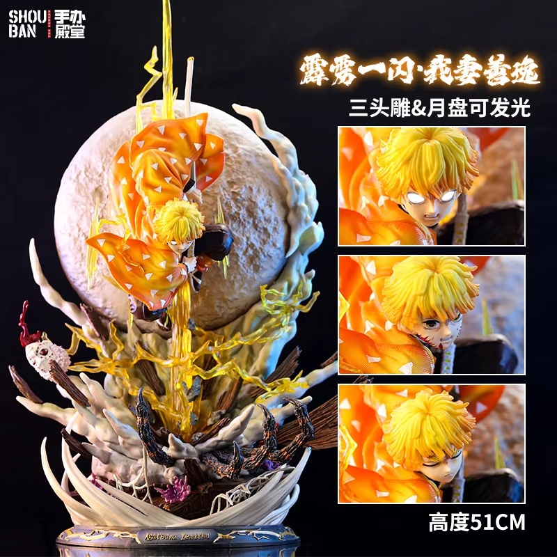 Model Kit Zenitsu - Demon Slayer 51cm Action Figure Set