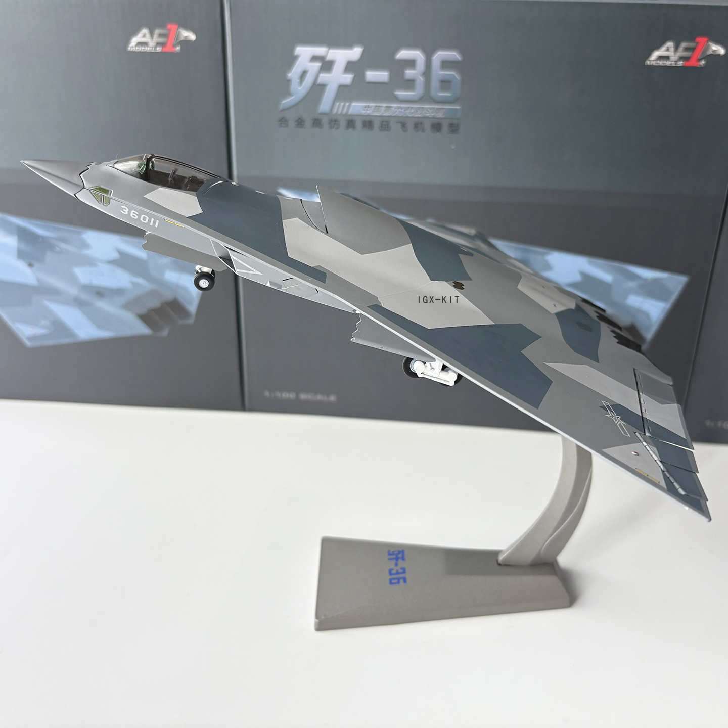 1/100 AF1 J-36 Chinese 6th Gen - Model Kit Aircraft recension och pris