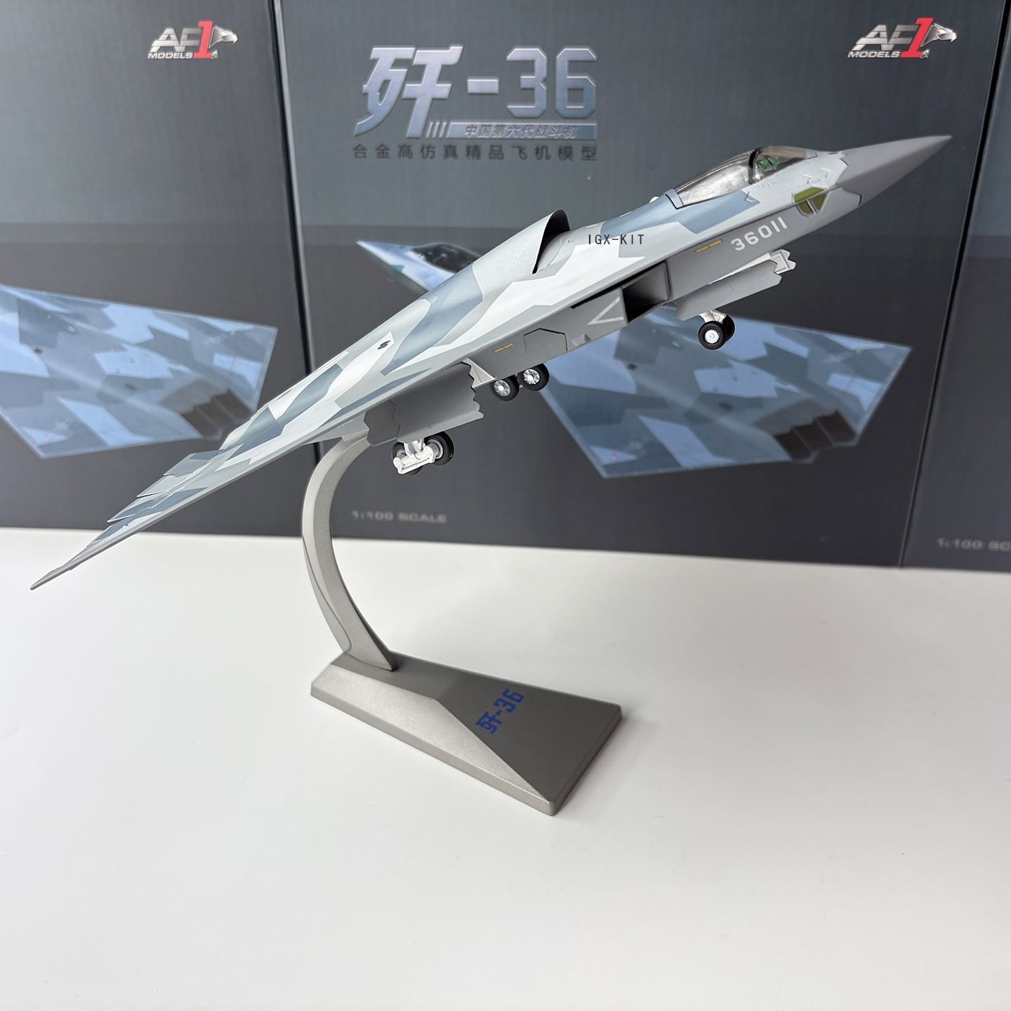 1/100 AF1 J-36 Chinese 6th Gen - Model Kit Aircraft recension och pris