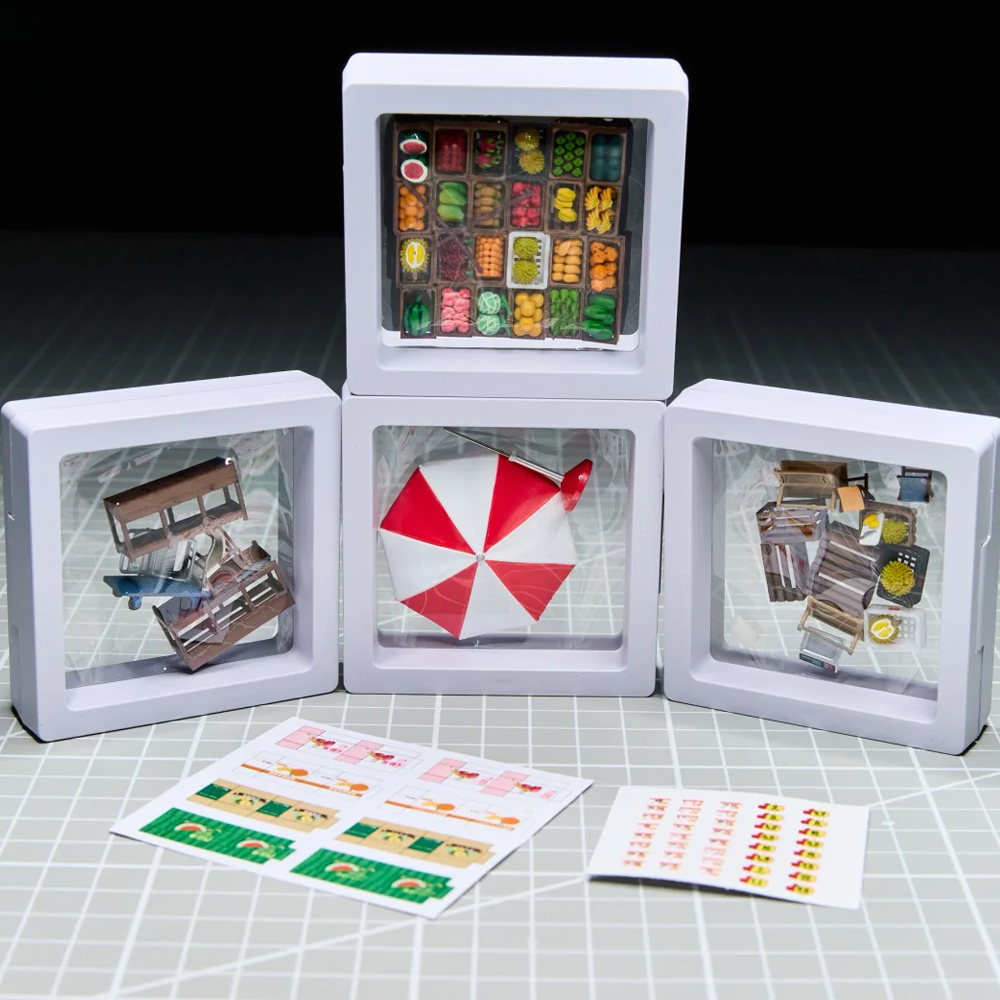 Kicarmod 1/64 Fruit Stand Mode - Model Kit Diorama recension och pris