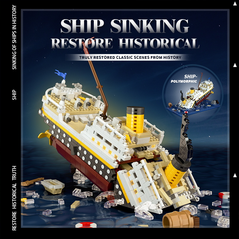 New Arrival Kids Building Bloc - Model Kit Titanic recension och pris