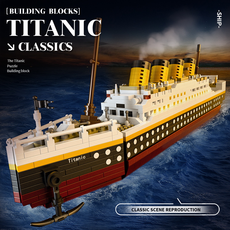 New Arrival Kids Building Bloc - Model Kit Titanic recension och pris