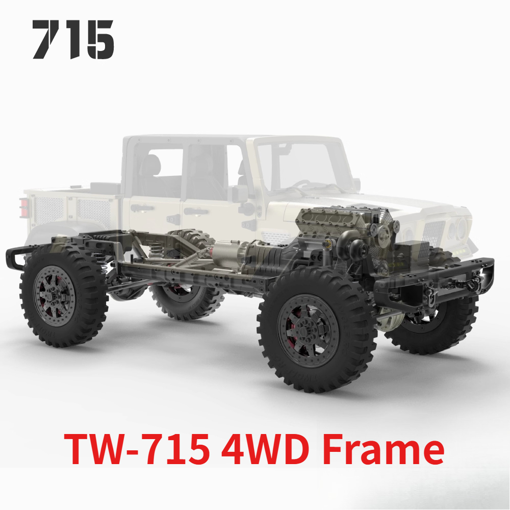 TWOLF 1/10 TW-715 4WD Frame Fu - Model Kit Engine V8 recension och pris