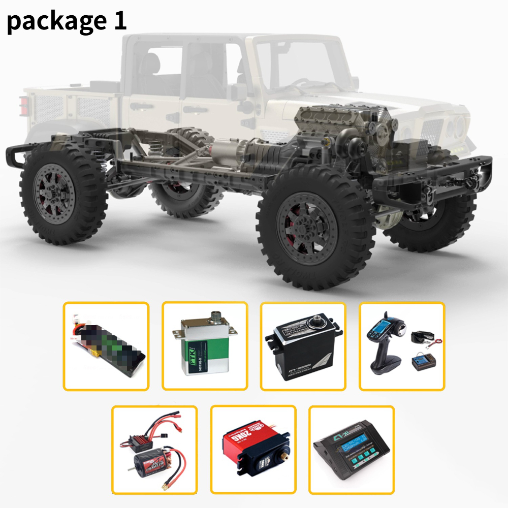 TWOLF 1/10 TW-715 4WD Frame Fu - Model Kit Engine V8 recension och pris