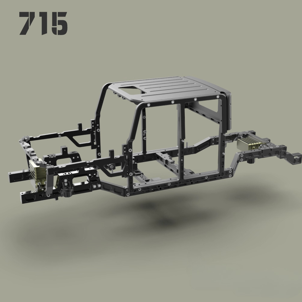 TWOLF 1/10 TW-715 4WD Frame Fu - Model Kit Engine V8 recension och pris