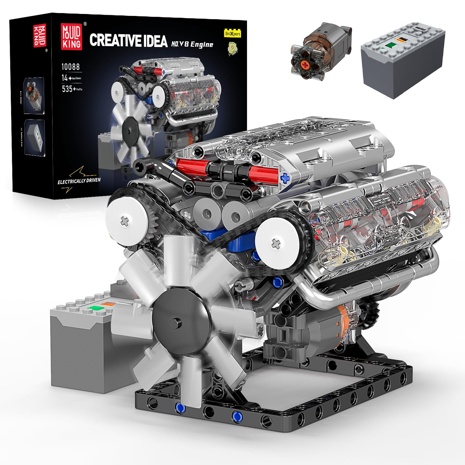 Mould King 10088 V8 Engine Bui - Model Kit Engine V8 recension och pris