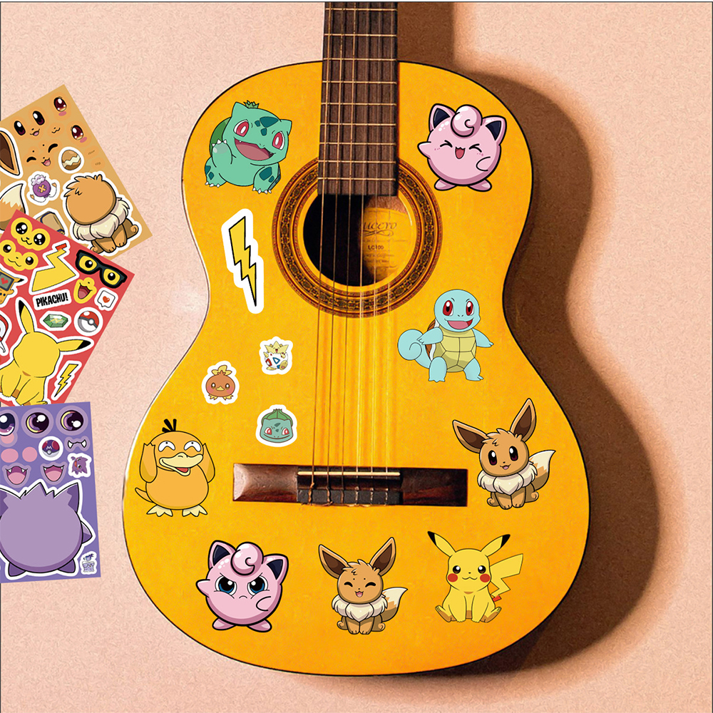 16 Sheets Pokemon Make a Face  - Model Kit Diorama recension och pris