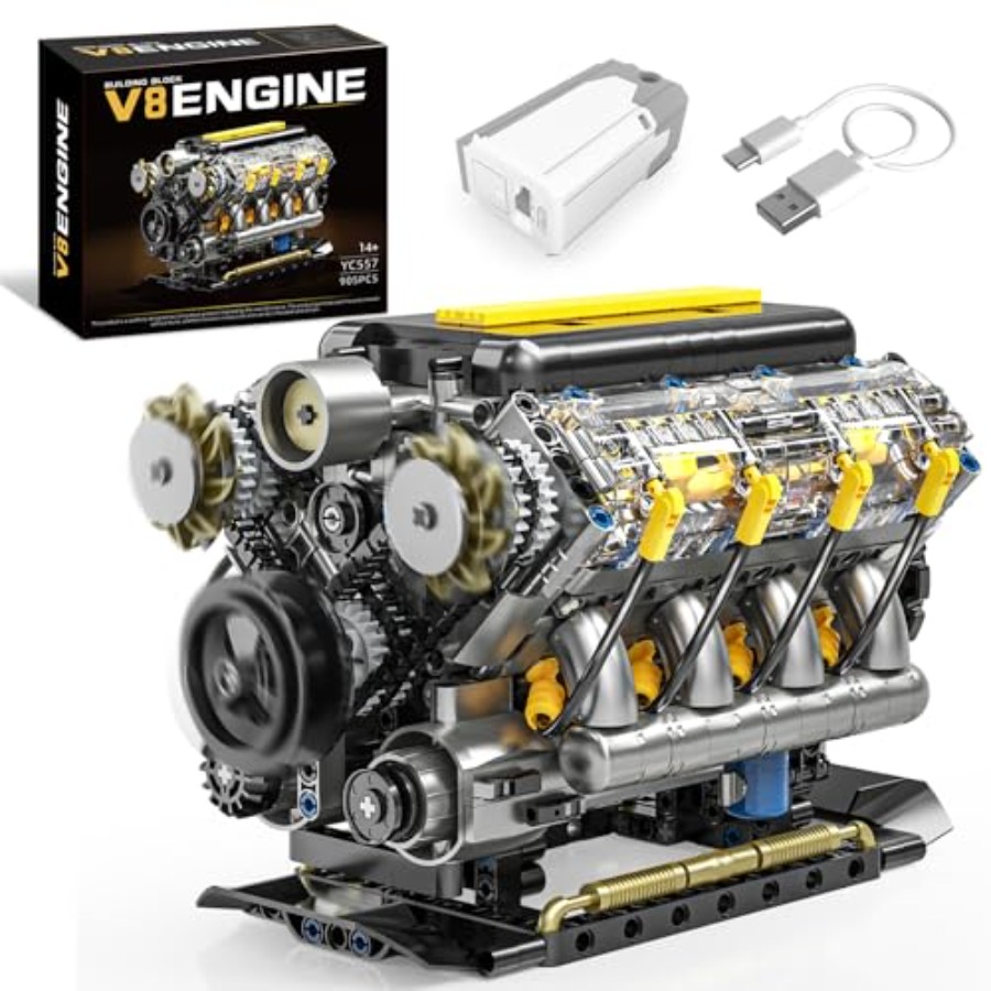 V8 Engine Model Kit that Runs, - Model Kit Engine V8 recension och pris