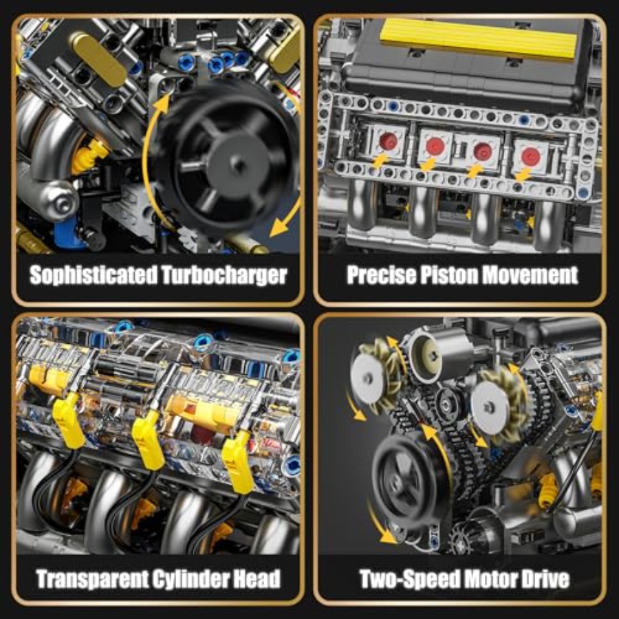 V8 Engine Model Kit that Runs, - Model Kit Engine V8 recension och pris