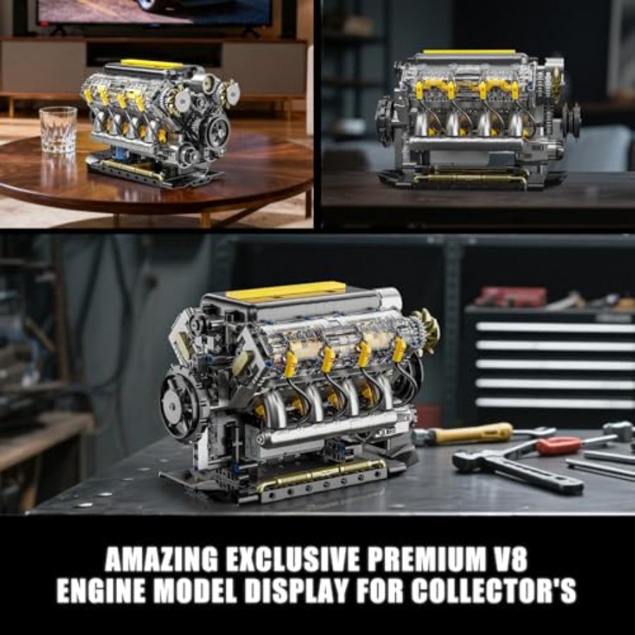 V8 Engine Model Kit that Runs, - Model Kit Engine V8 recension och pris