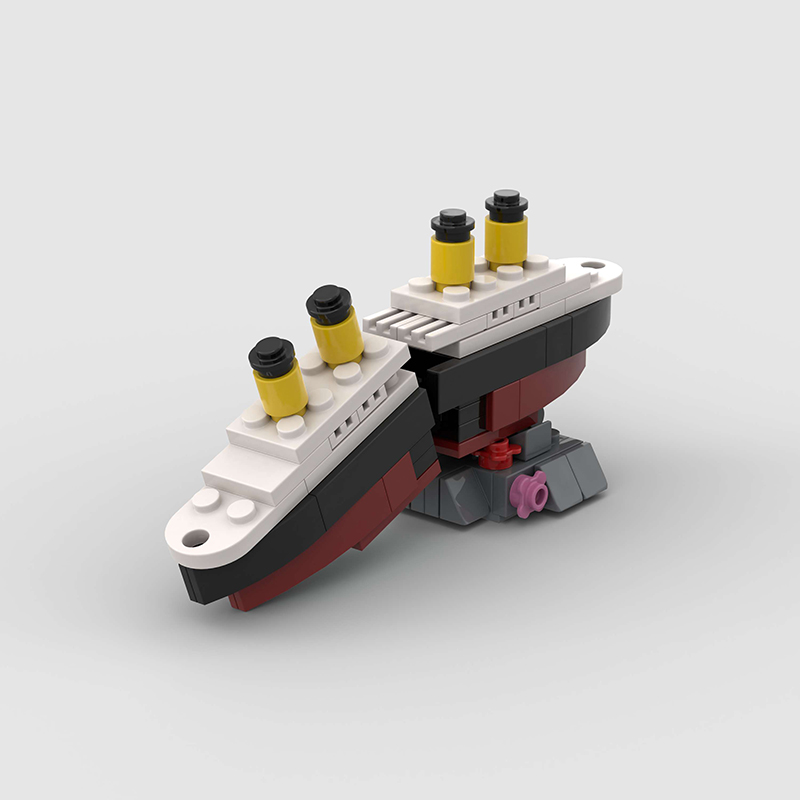 Mini RMS Titanic Sank Ship Mod - Model Kit Titanic recension och pris