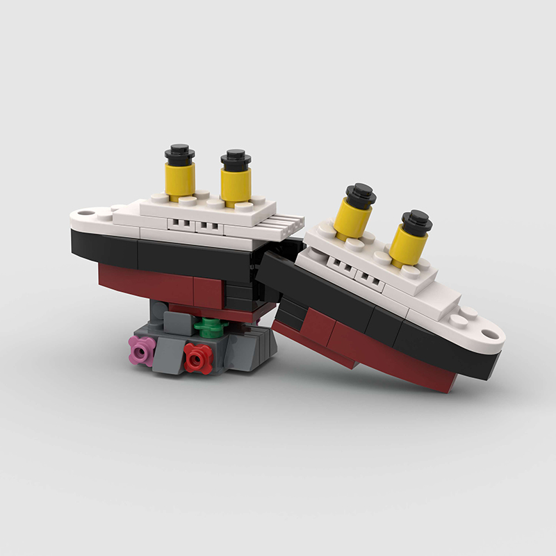 Mini RMS Titanic Sank Ship Mod - Model Kit Titanic recension och pris