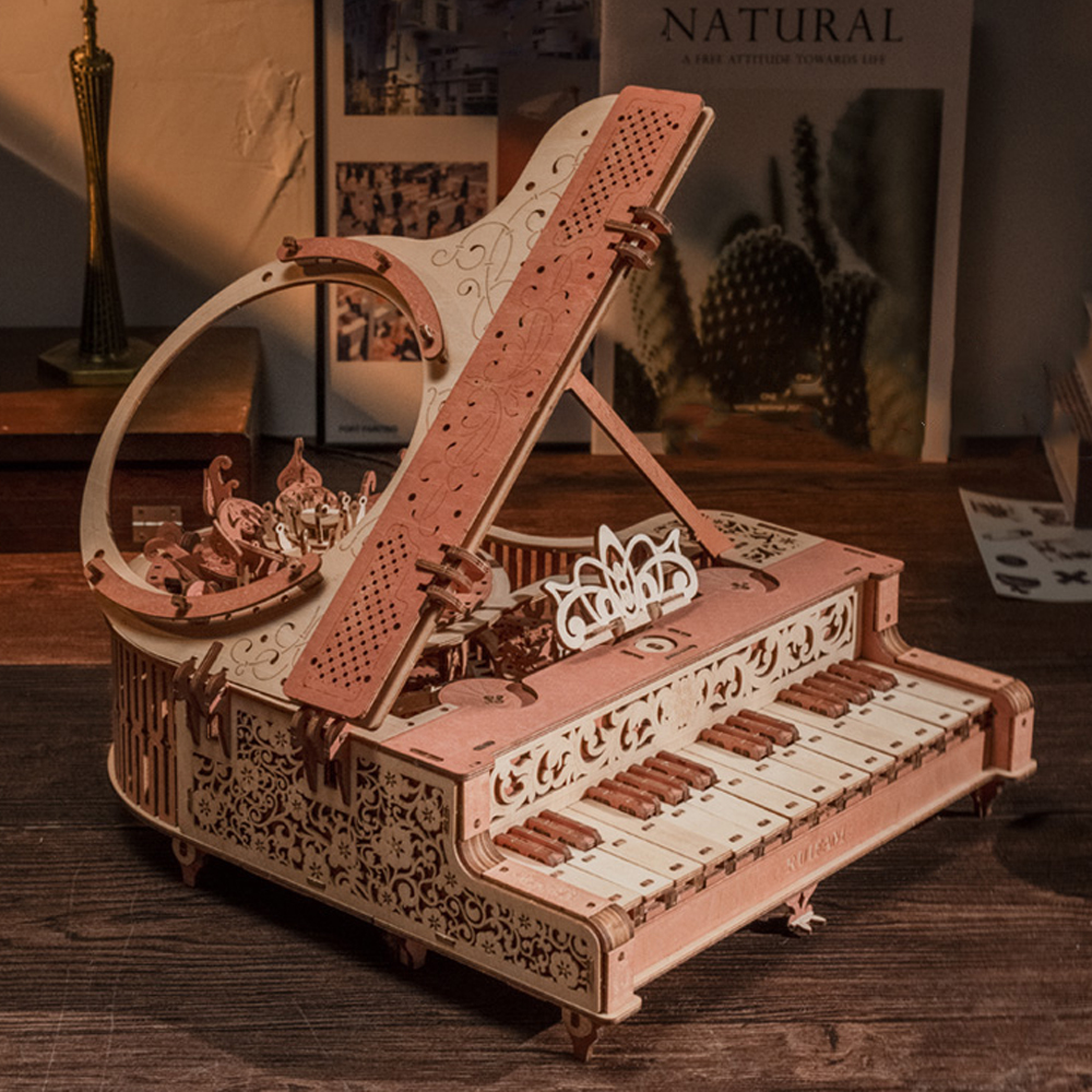 NEW DIY 3D Wooden Puzzle Mini  - Model Kit Led recension och pris
