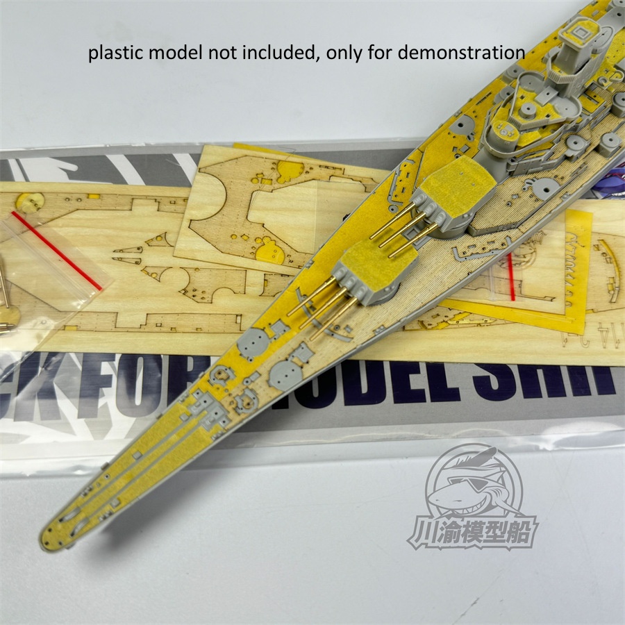 1/700 Scale Wooden Deck Metal  - Model Kit Uss Iowa recension och pris