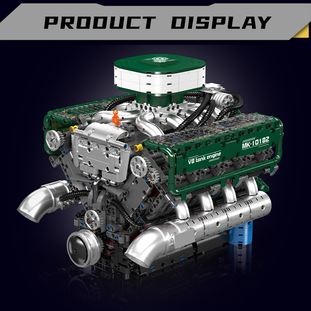 Mould King 10182 V8 Tank Engin - Model Kit Engine V8 recension och pris