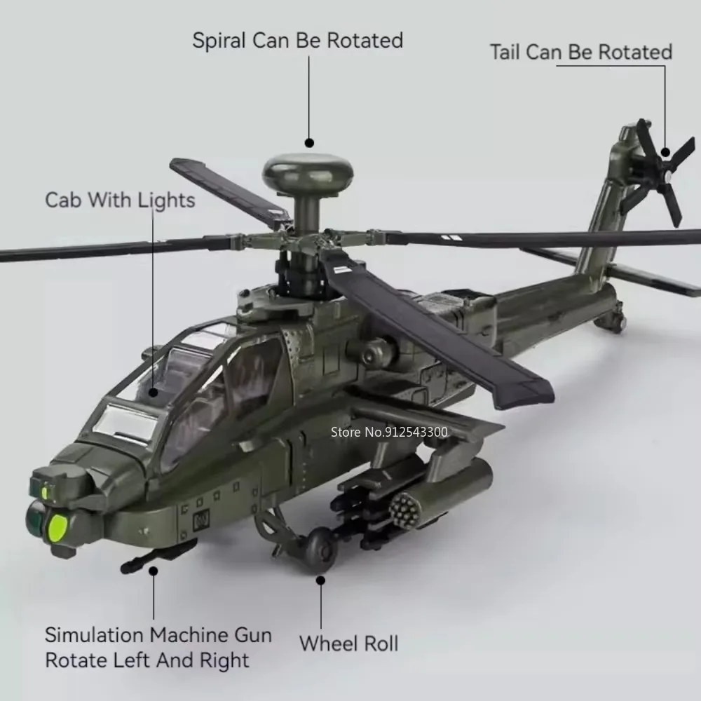 1:32 Scale AH-64 Airplane Mode - Model Kit Aircraft recension och pris