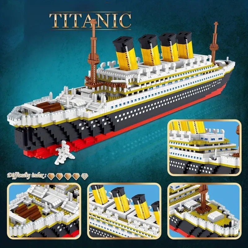 Titanic Micro Building Blocks  - Model Kit Titanic recension och pris