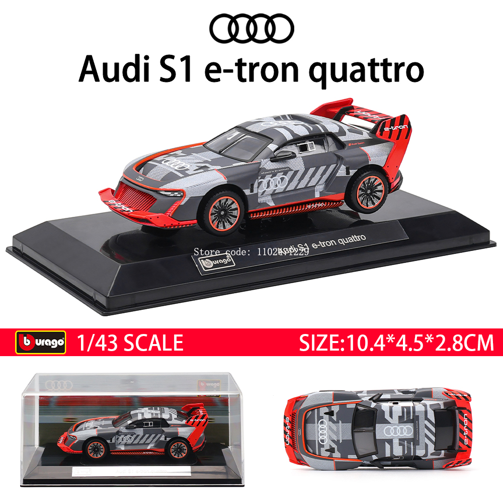 Bburago 1:43 Audi S1 Alpine A1 - Model Kit Formula 1 recension och pris