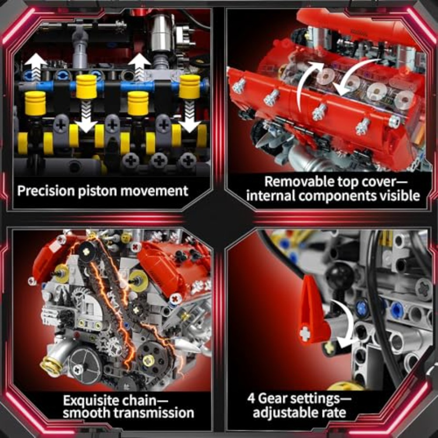 V8 Engine Model Kit for Desk D - Model Kit Engine V8 recension och pris