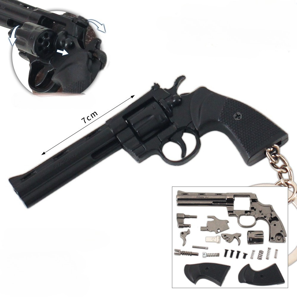 7.3cm/2.87in Mini Alloy Small  - Model Kit Revolver recension och pris