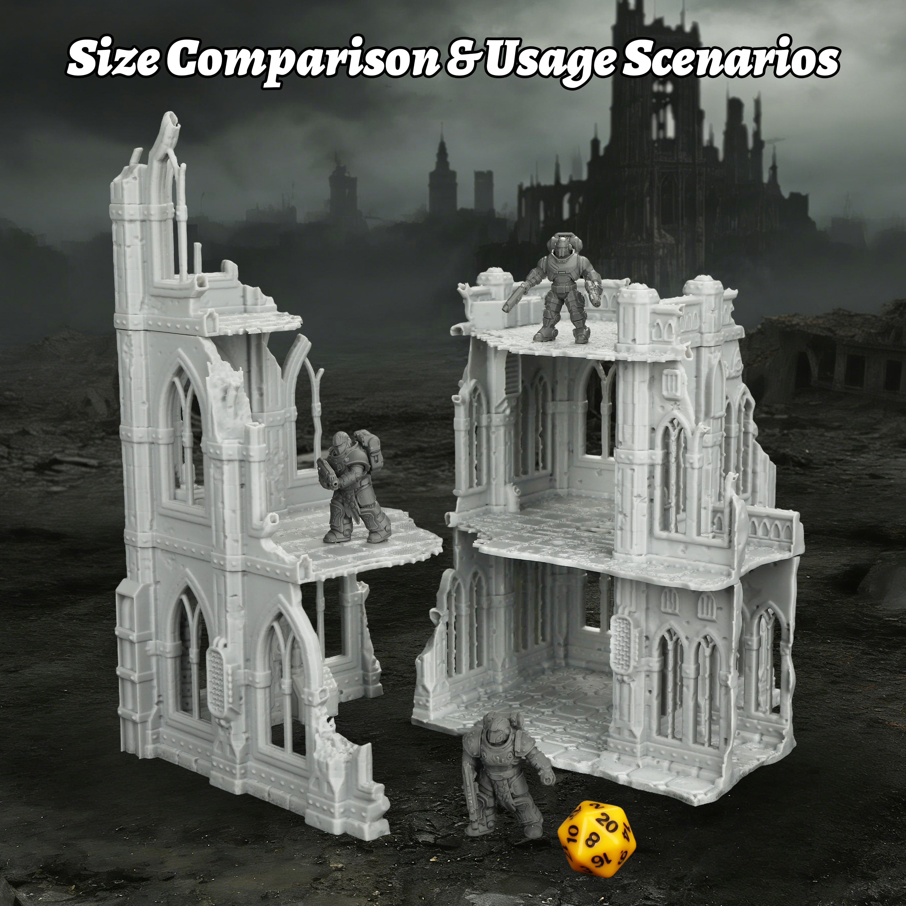 Sci-Fi Ruins Building Miniatur - Model Kit Diorama recension och pris