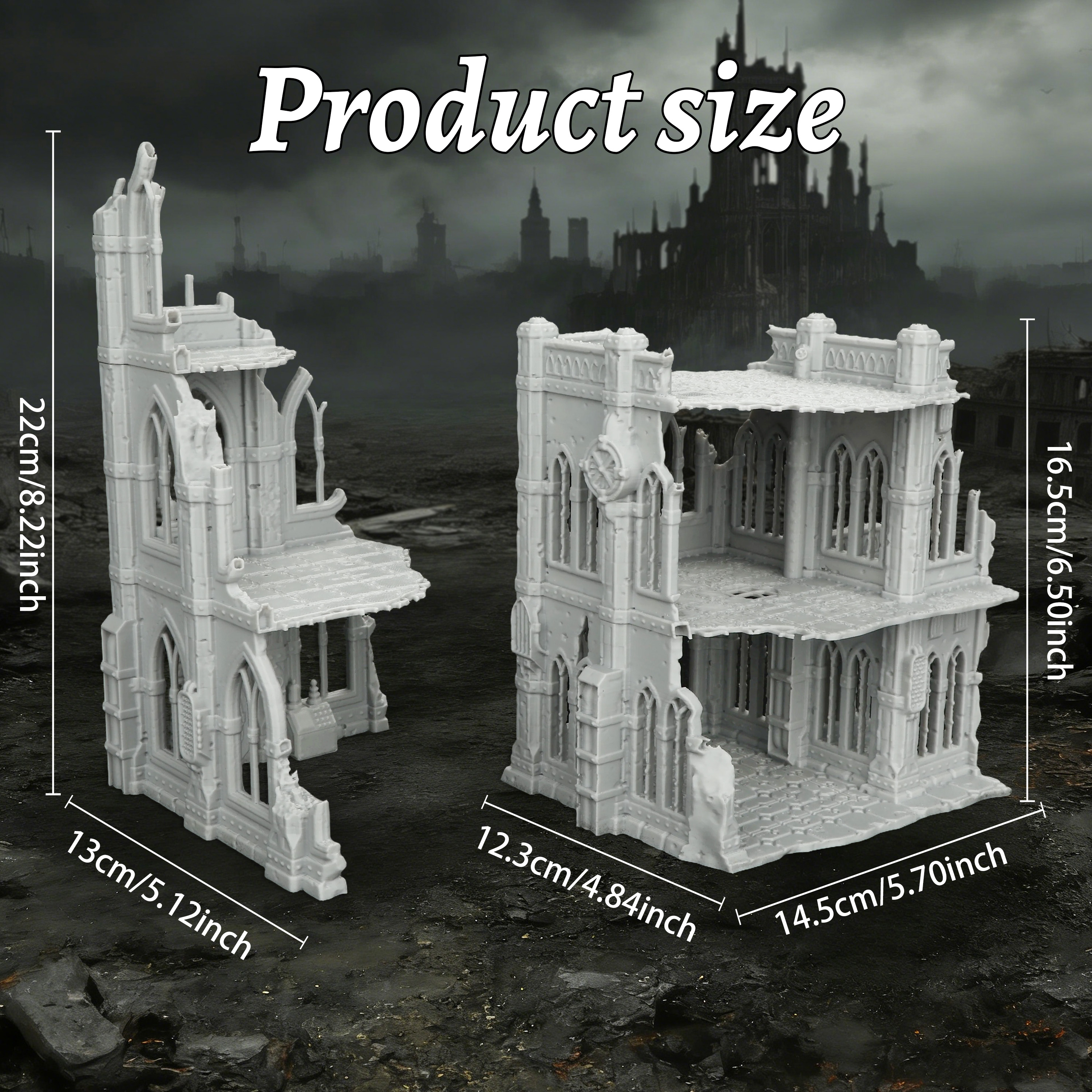 Sci-Fi Ruins Building Miniatur - Model Kit Diorama recension och pris