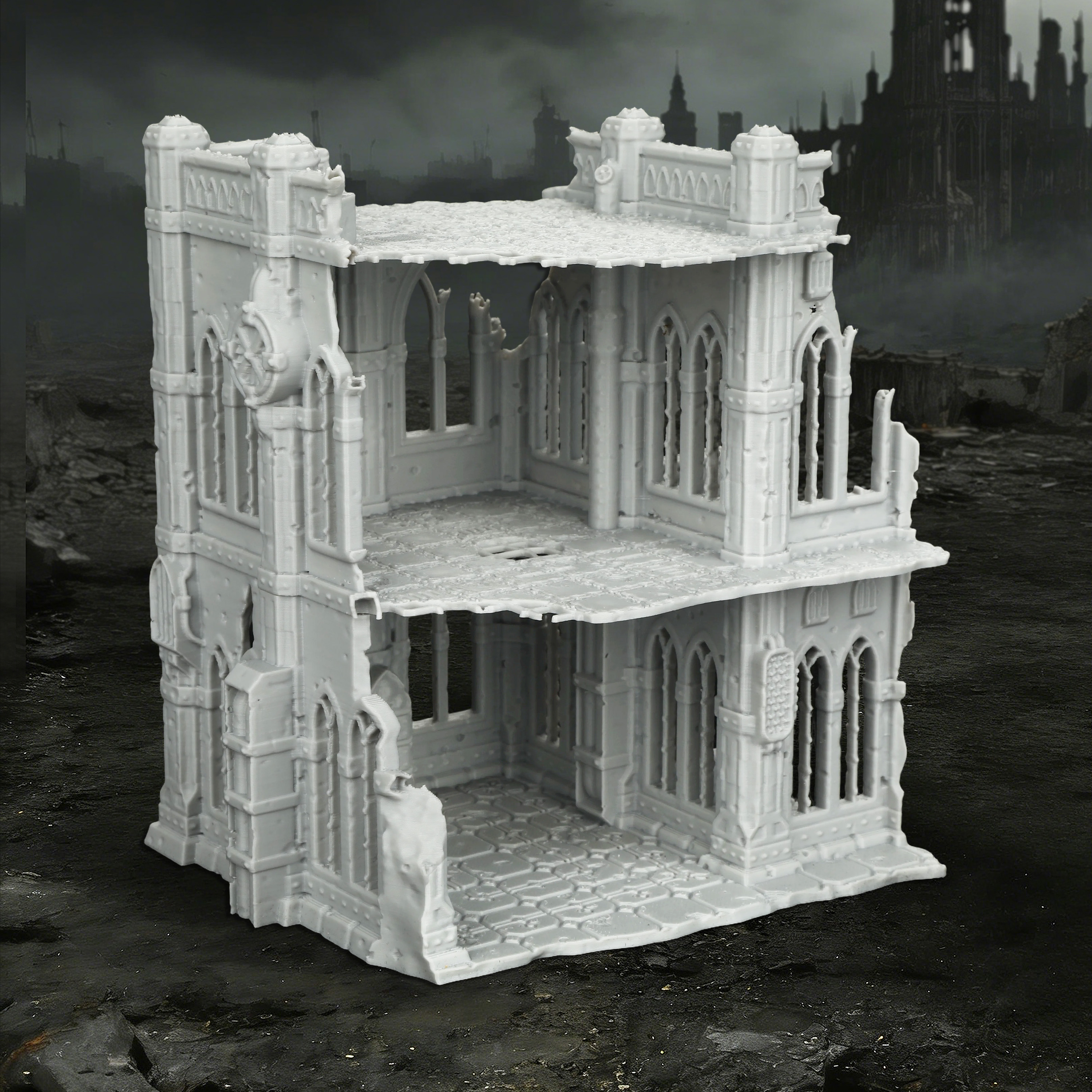 Sci-Fi Ruins Building Miniatur - Model Kit Diorama recension och pris