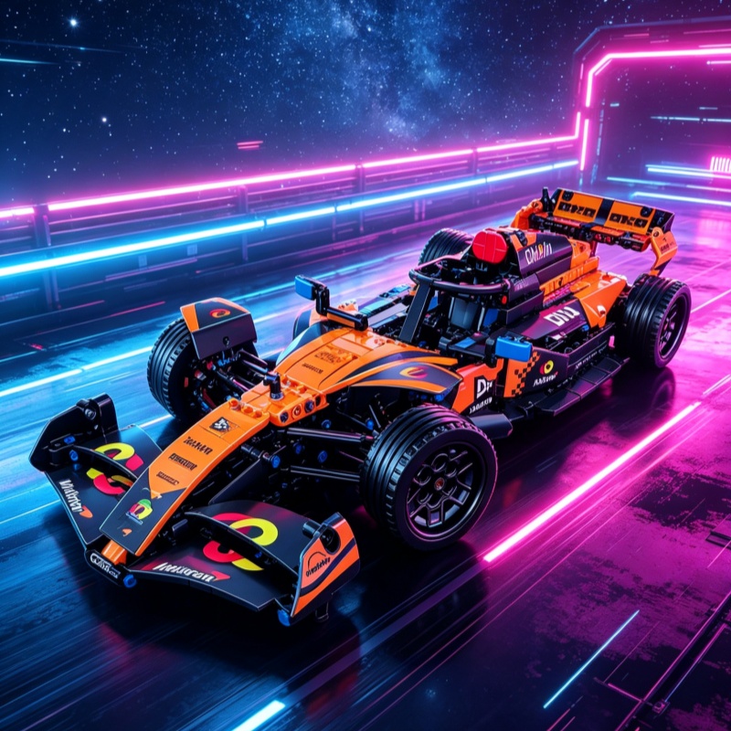 1020PCS 1:10 Scale Orange F1 F - Model Kit Formula 1 recension och pris