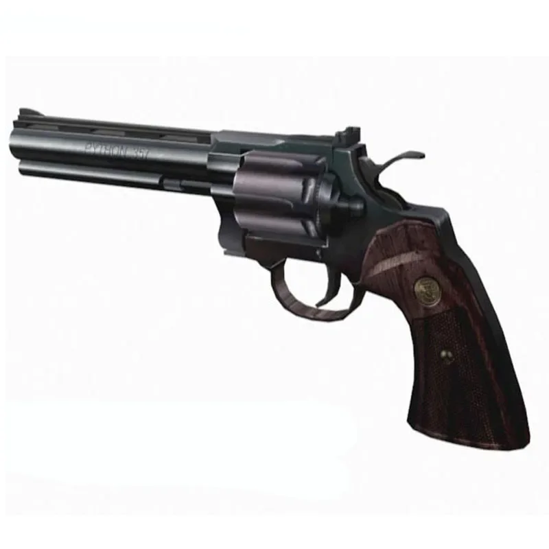 1:1 Revolver Python Gun 3D Pap - Model Kit Revolver recension och pris