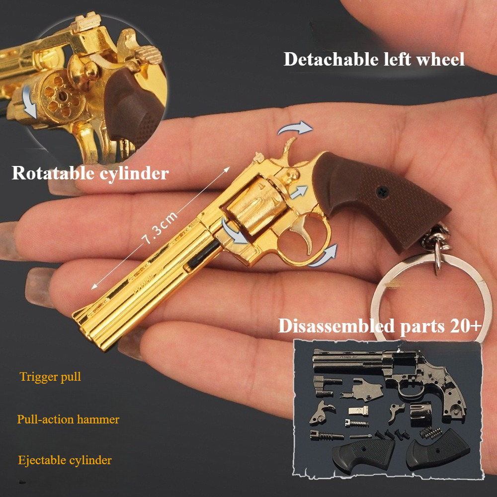 1:3 Detachable Mini Metal Gun  - Model Kit Revolver recension och pris