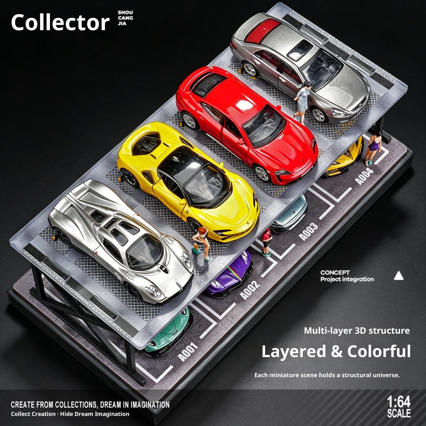 Collector 1:64 Scale Two-Story - Model Kit Led recension och pris
