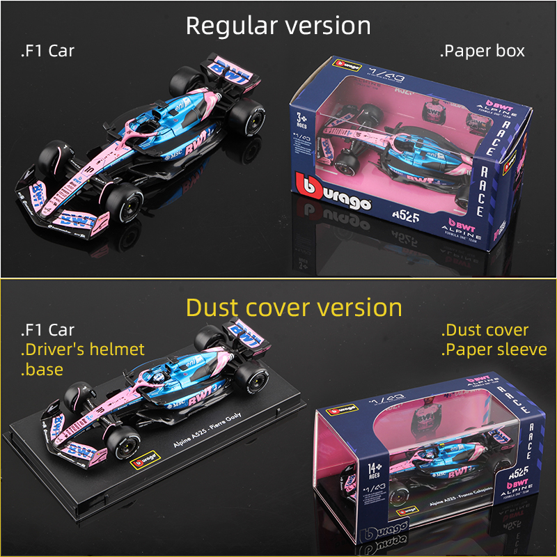 Bburago 1:43 BWT Alpine 2025 A - Model Kit Formula 1 recension och pris