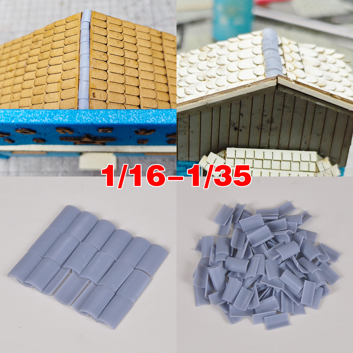 Assembly house tile roof Build - Model Kit Ikaruga recension och pris