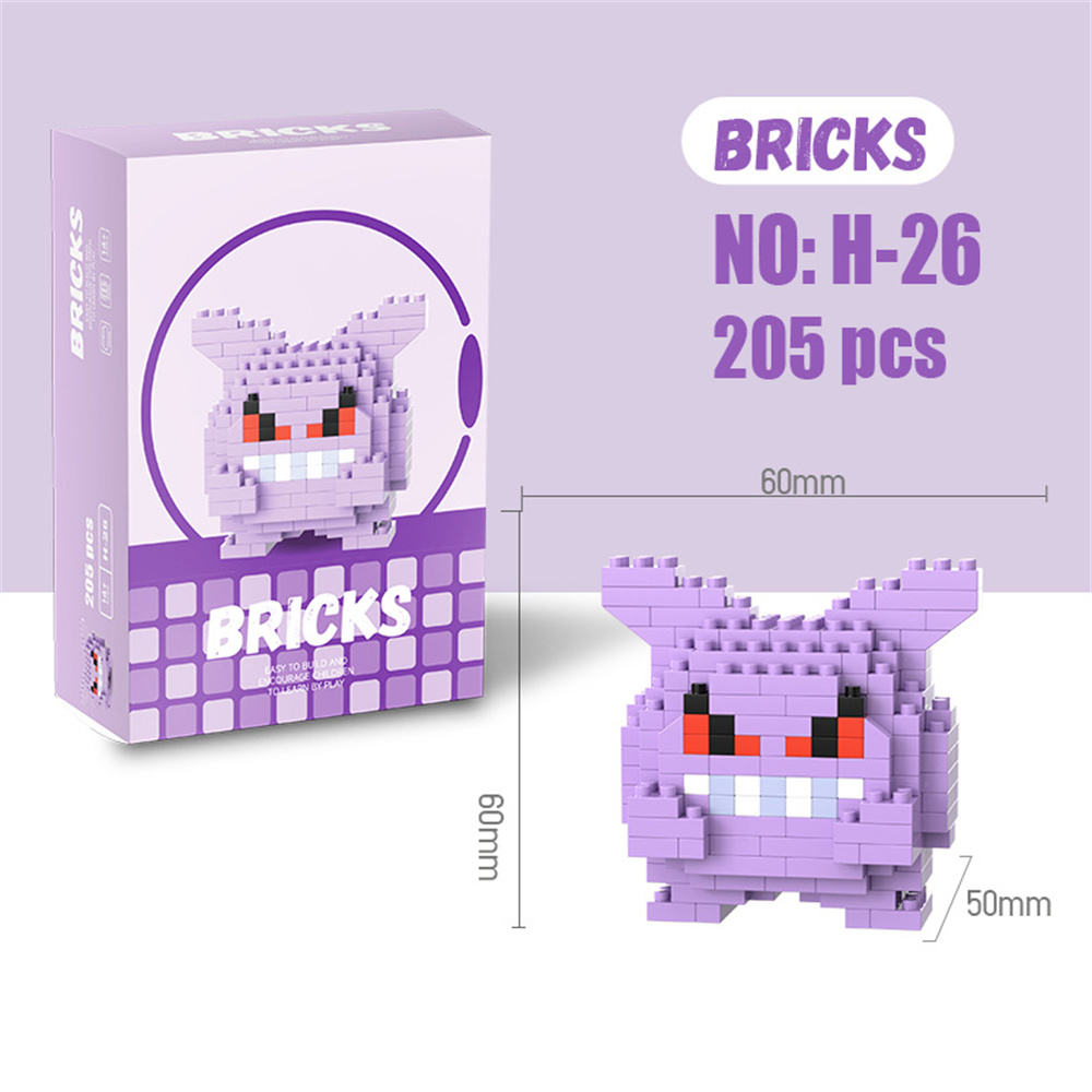 Pokemon Micro Building Blocks  - Model Kit Figures recension och pris