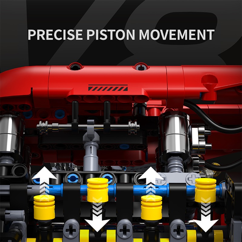T5011 V8 Turbo Engine Model El - Model Kit Engine V8 recension och pris