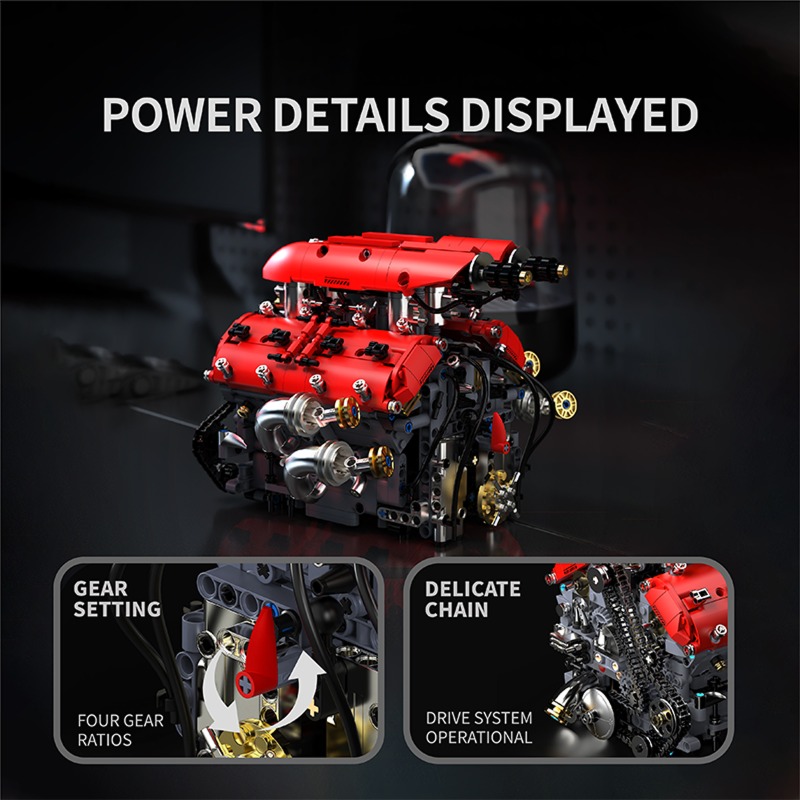 T5011 V8 Turbo Engine Model El - Model Kit Engine V8 recension och pris