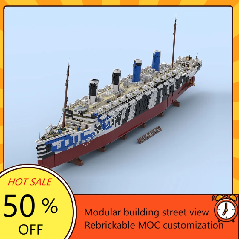 10615PCS MOC HMT Olympus Titan - Model Kit Titanic recension och pris