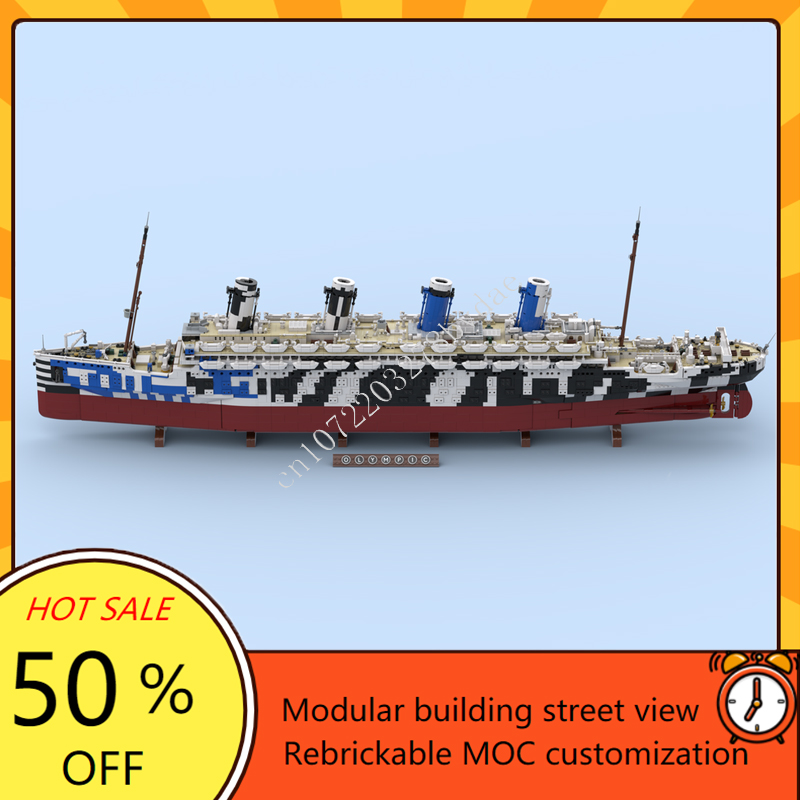 10615PCS MOC HMT Olympus Titan - Model Kit Titanic recension och pris
