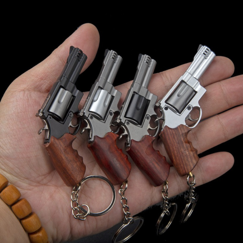 Mini Gun Model Solid Wood Hand - Model Kit Revolver recension och pris