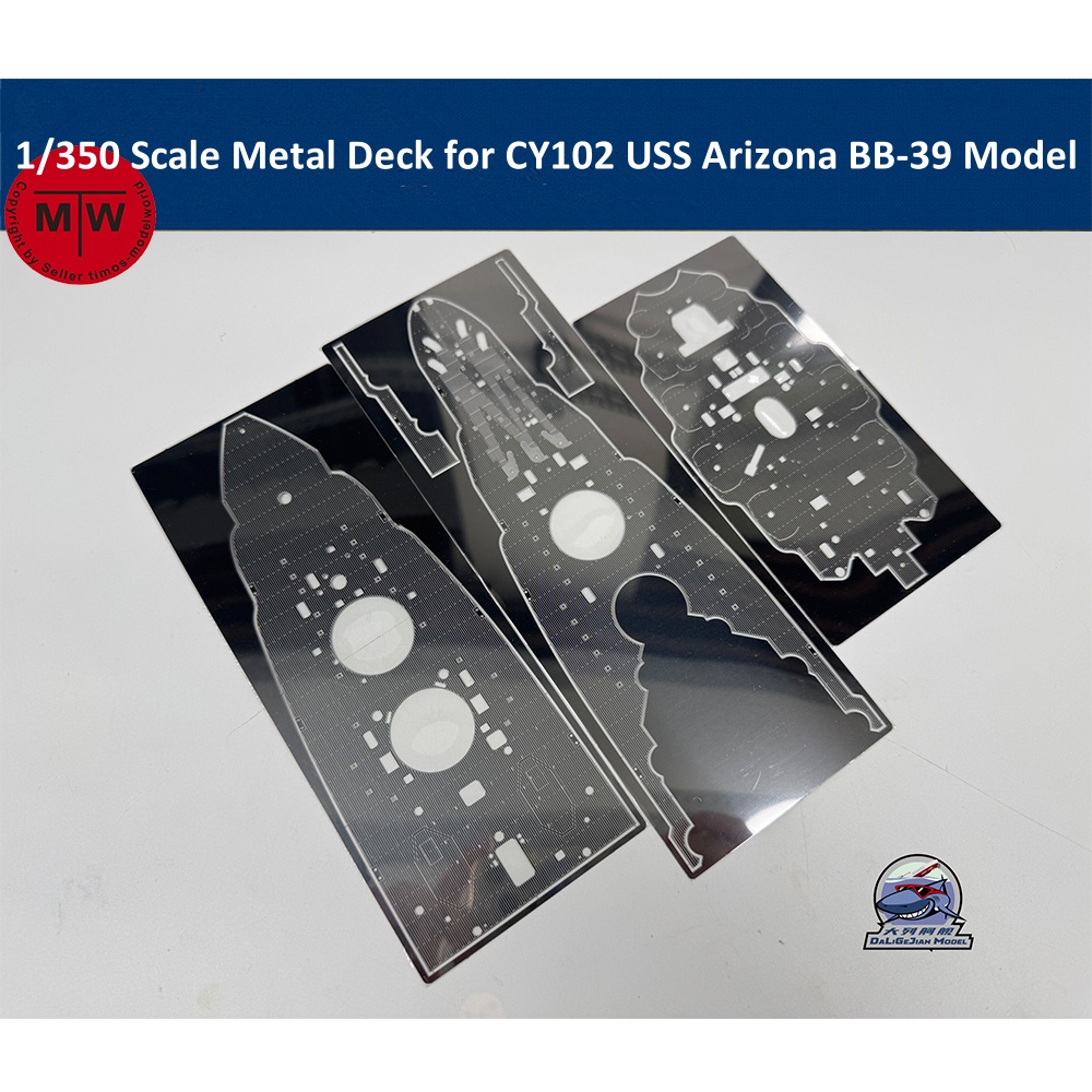 1/350 Scale Metal Deck for CY1 - Model Kit Uss Arizona recension och pris