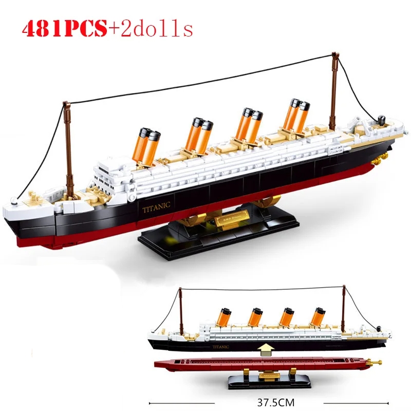 481pcs2401pcs RMS Titanic Ship - Model Kit Titanic recension och pris