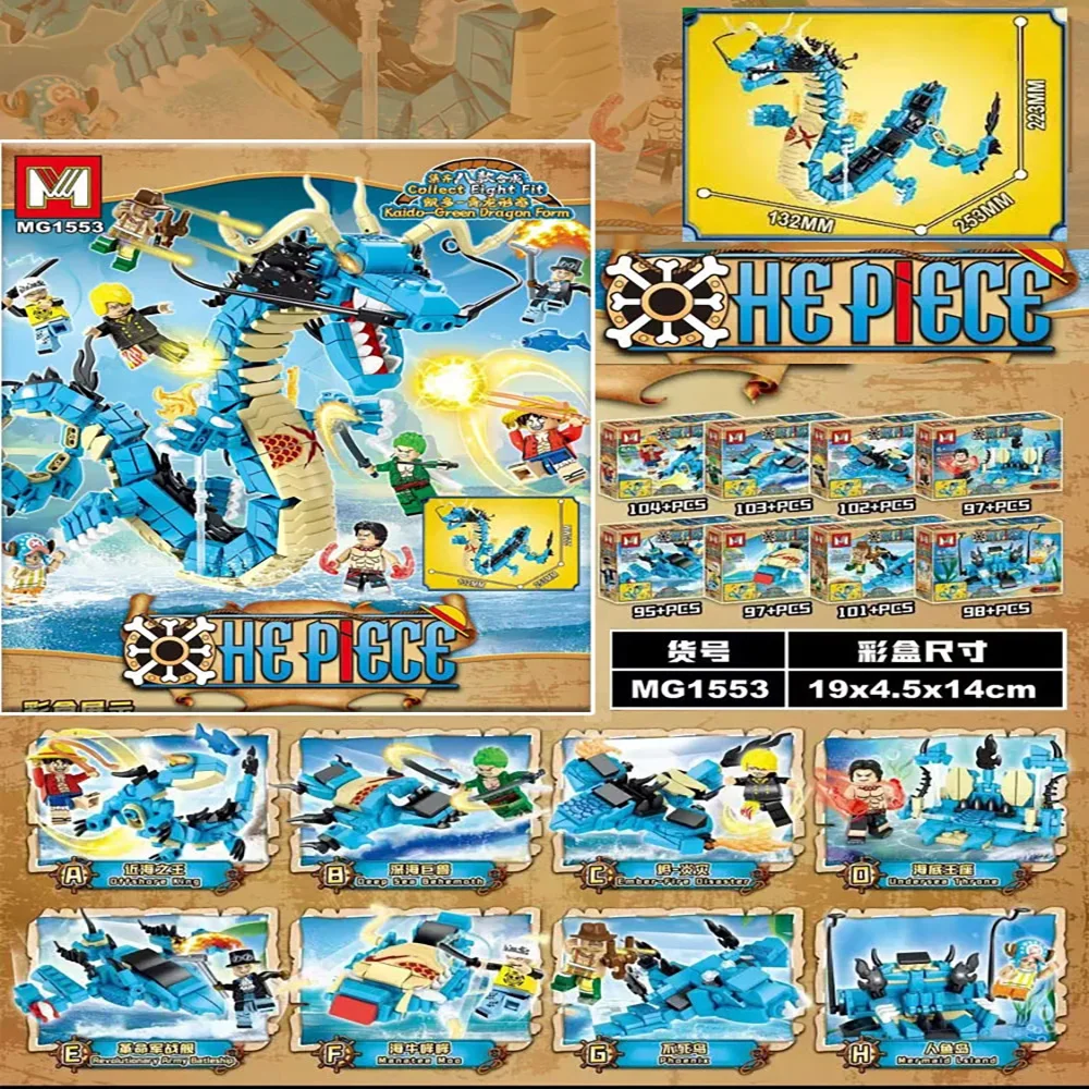8in1 One Piece Building Blocks - Model Kit Ikaruga recension och pris