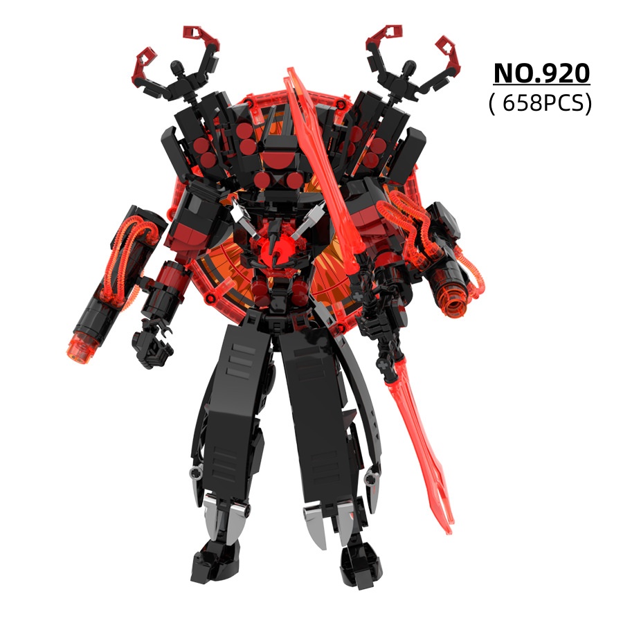 658pcs/set Updated Skibidi Toi - Model Kit Titanic recension och pris
