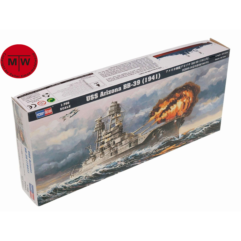 HobbyBoss 83401 1/700 Scale US - Model Kit Uss Arizona recension och pris