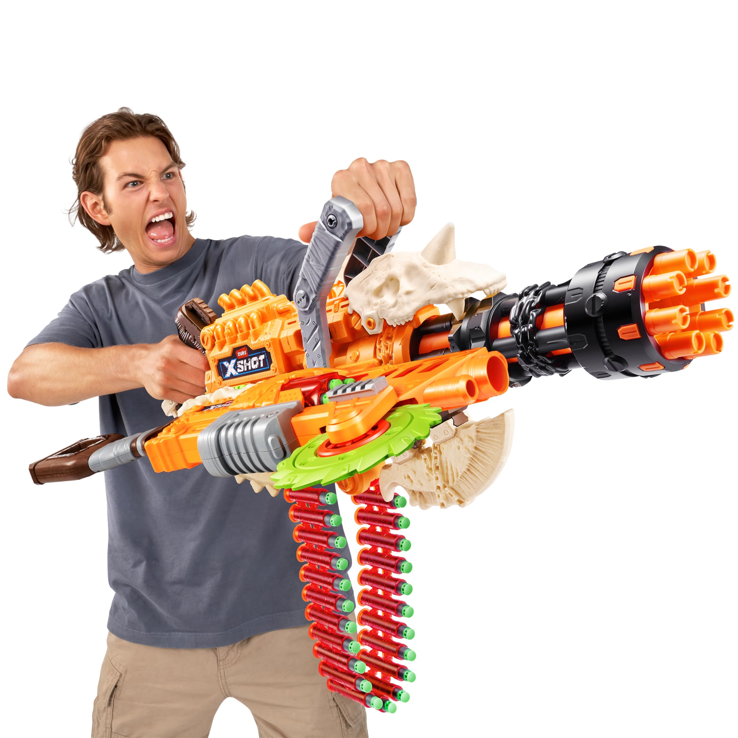 Automatic Gatling Blasting Toy - Model Kit Revolver recension och pris